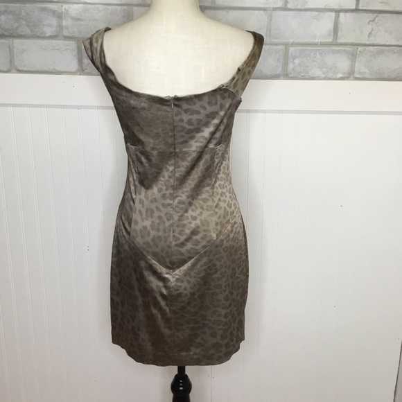 Black halo leopard party Dress - Picture 8 of 8